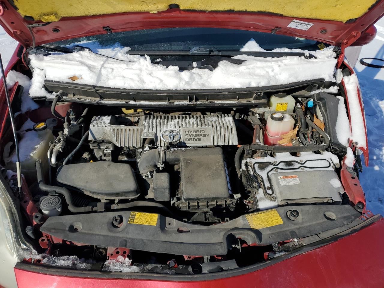2011 Toyota Prius VIN JTDKN3DU3B1444673 Copart auction photo, front end / rear end damage thumbnail 12