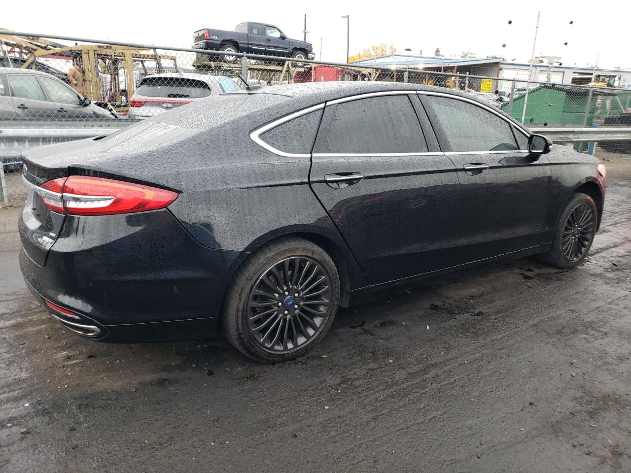 2017 Ford Fusion VIN 3FA6P0T90HR298552 Copart auction photo, side damage thumbnail 3