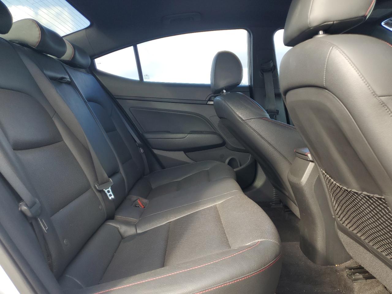 2018 Hyundai Elantra VIN KMHD04LB1JU507095 Copart auction photo, side / front end damage thumbnail 10