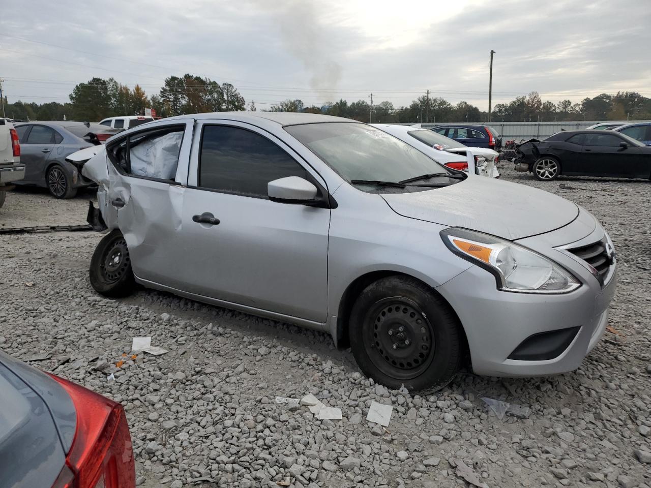 2016 Nissan Versa VIN 3N1CN7AP3GL881585 Copart auction photo, rear end / side damage thumbnail 4
