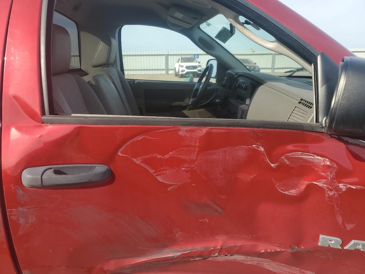 2008 Dodge RAM VIN 1D7HA16K88J178121 Copart auction photo, side / hail damage thumbnail 10