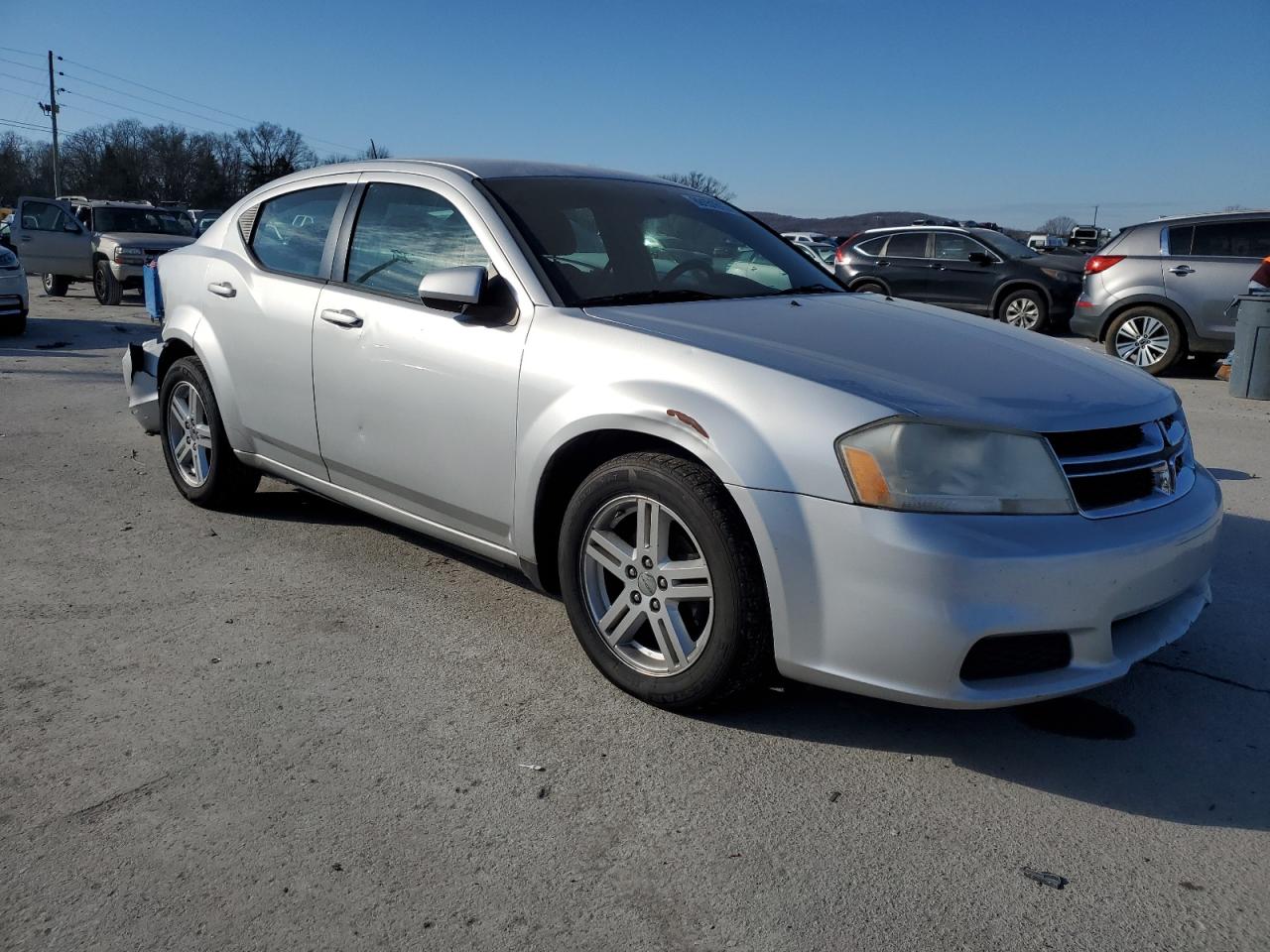 2012 Dodge Avenger VIN 1C3CDZCB2CN195002 Copart auction photo, rear end / side damage thumbnail 4