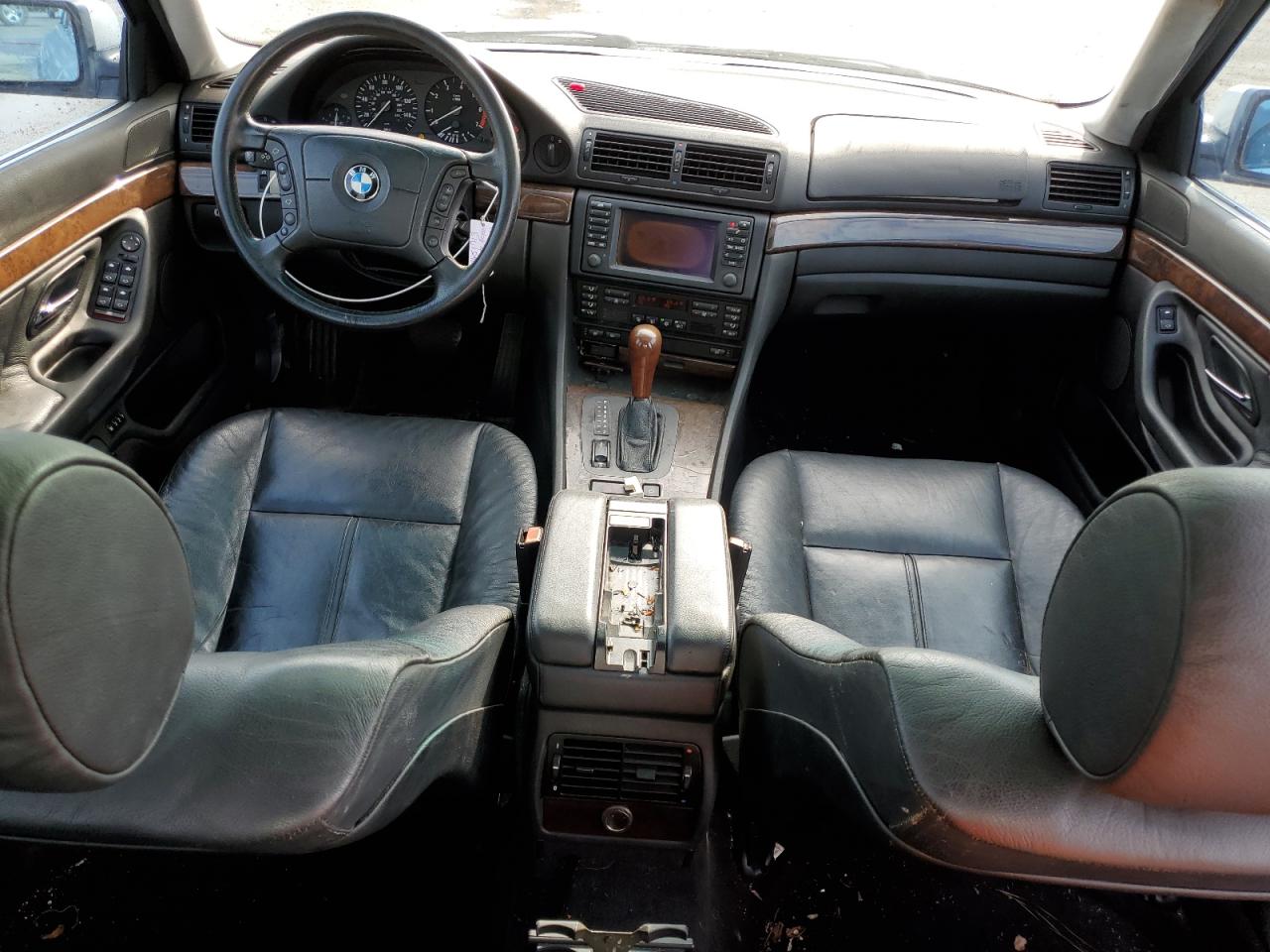 2001 BMW 7er VIN WBAGG83441DN88709 Copart auction photo, rear end / front end damage thumbnail 8