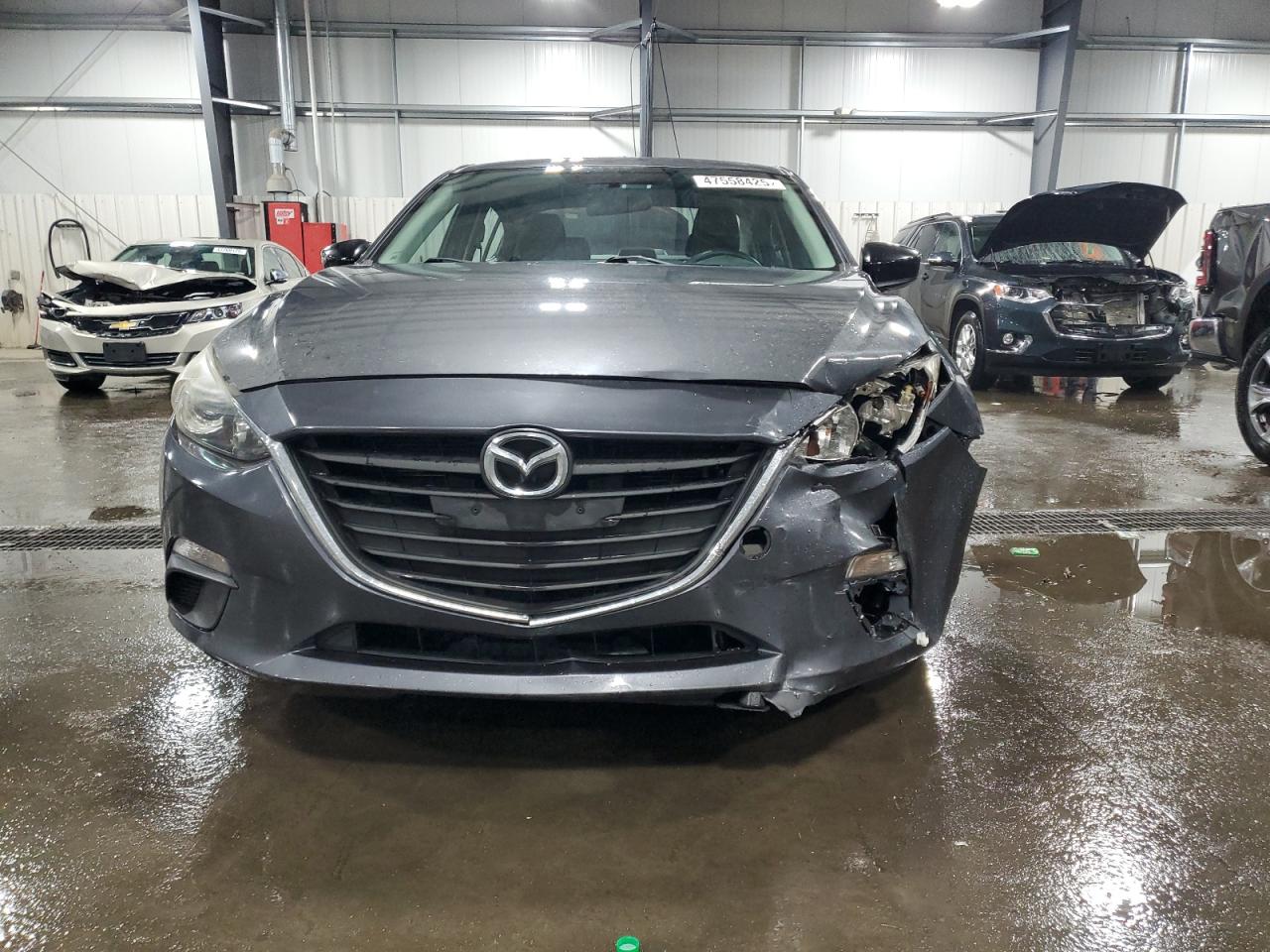 2014 Mazda 3 VIN JM1BM1T70E1156522 Copart auction photo, front end damage thumbnail 5