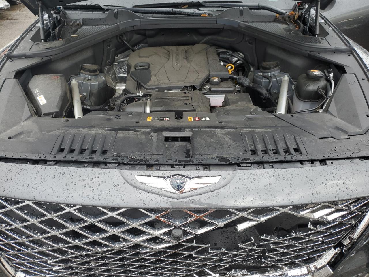2023 Genesis Gv80 VIN KMUHBDSBXPU147476 Copart auction photo, front end damage thumbnail 12