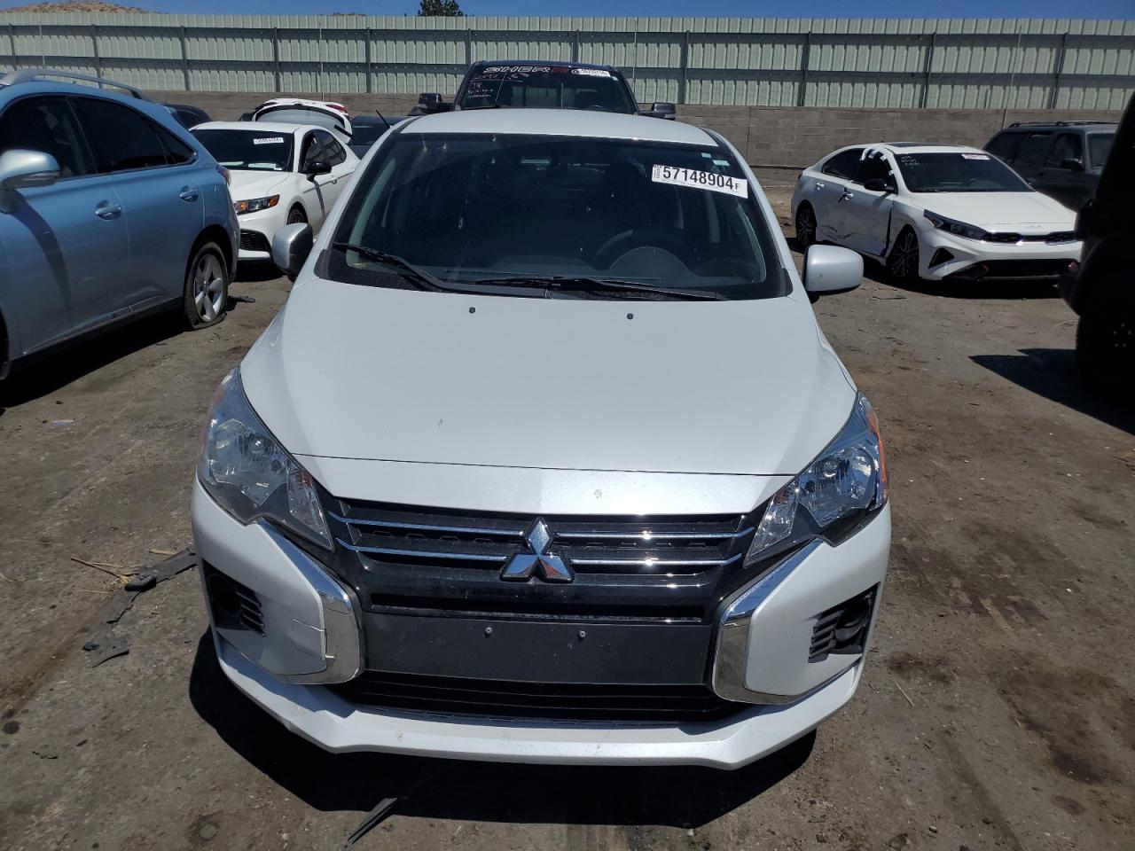 2022 Mitsubishi Mirage VIN ML32AUHJ9NH000990 Copart auction photo, rear end damage thumbnail 5