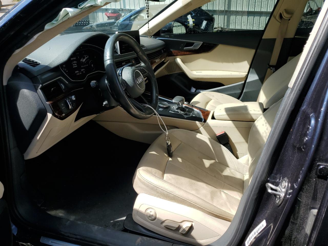 2018 Audi A4 VIN WAUFNBF41JA028674 Copart auction photo, side / top/roof damage thumbnail 7