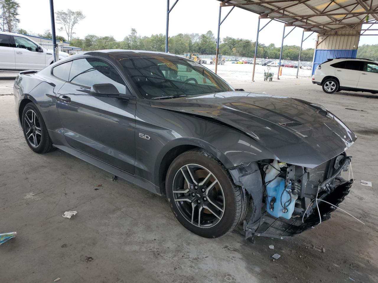 2018 Ford Mustang VIN 1FA6P8CF8J5164935 Copart auction photo, front end / minor dent/scratches damage thumbnail 4