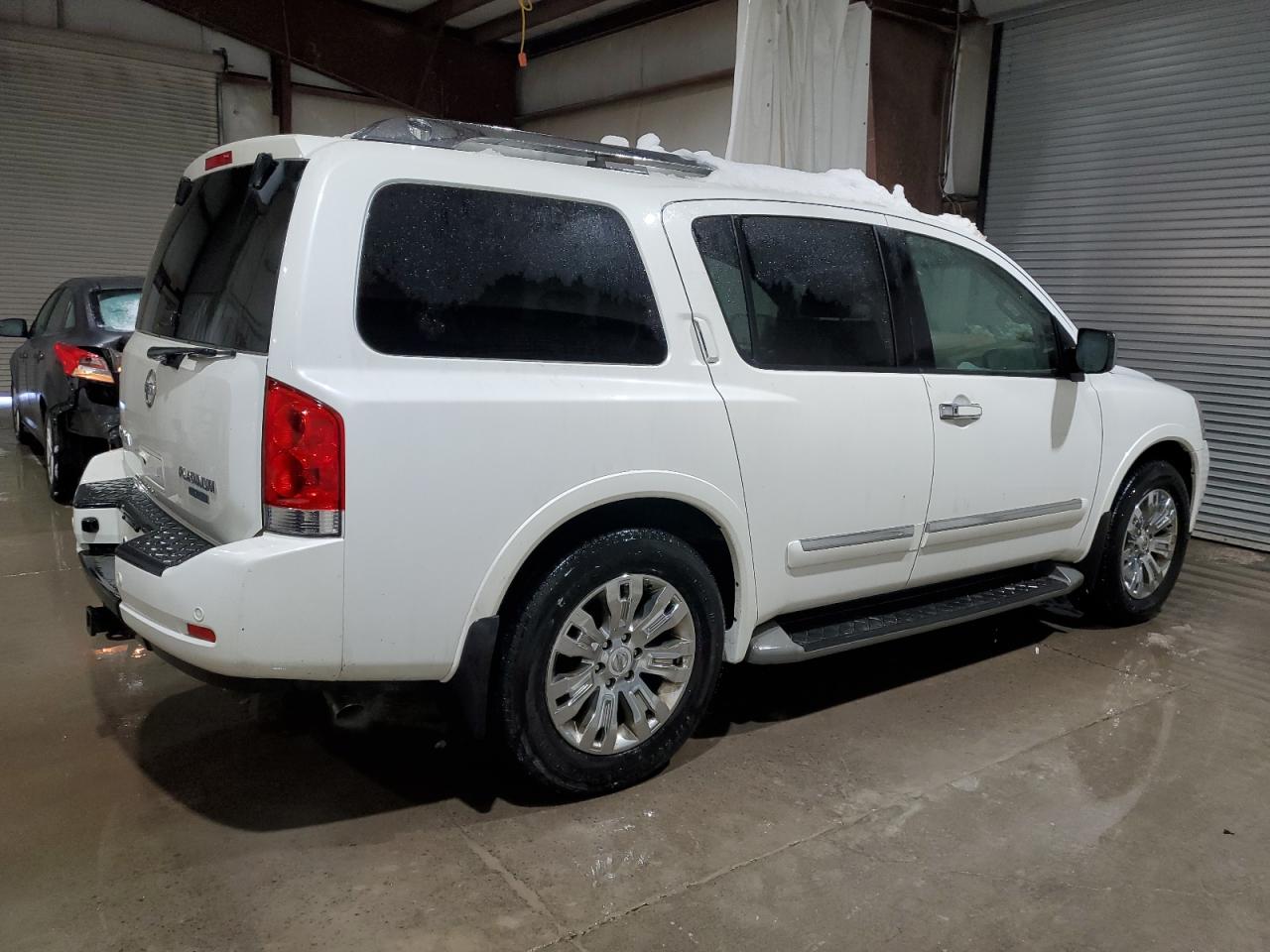 2015 Nissan Armada VIN 5N1BA0ND9FN600833 Copart auction photo, front end damage thumbnail 3