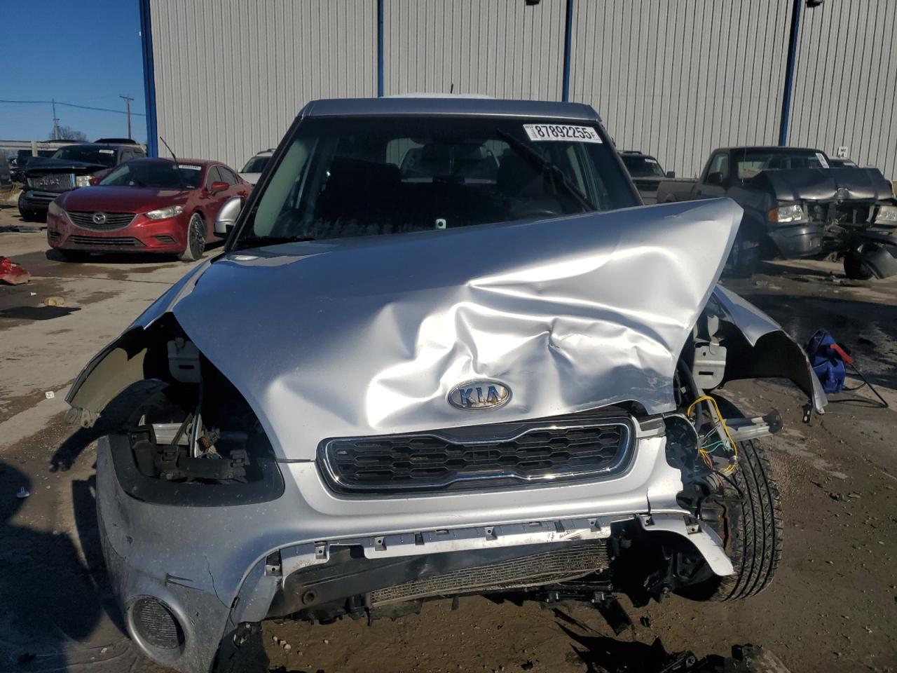 2012 KIA Soul VIN KNDJT2A58C7407786 Copart auction photo, front end damage thumbnail 5