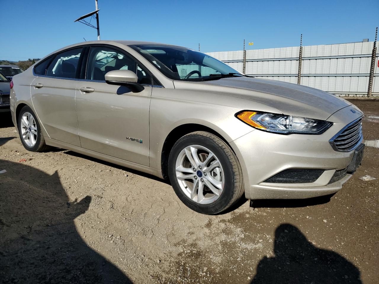 2018 Ford Fusion VIN 3FA6P0LU6JR187546 Copart auction photo, side damage thumbnail 4