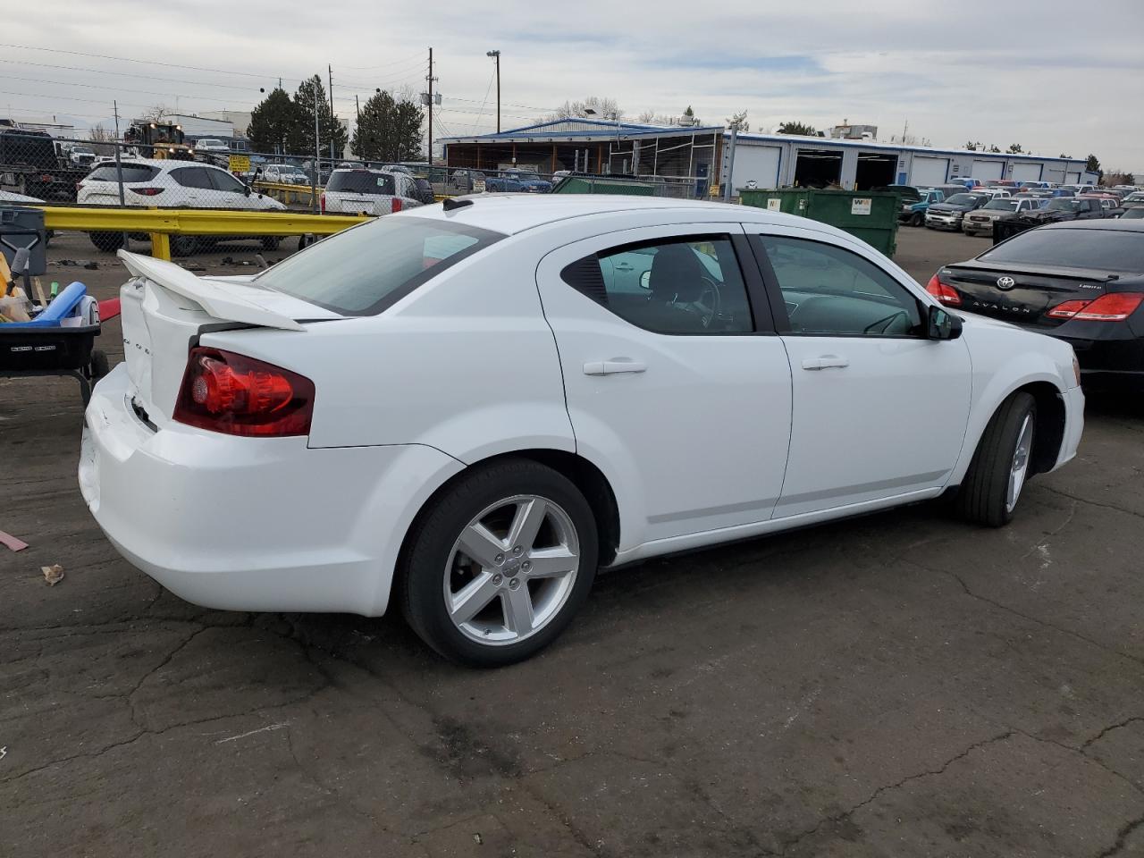 2013 Dodge Avenger VIN 1C3CDZAB1DN534594 Copart auction photo, rear end damage thumbnail 3