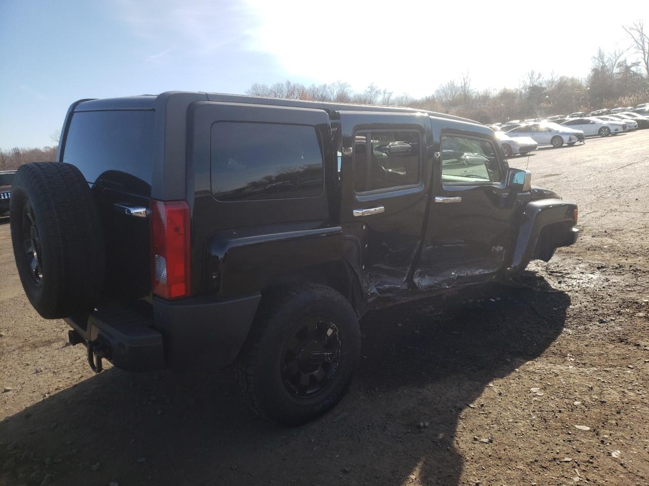 2010 Hummer H3 VIN 5GTMNJEE6A8121737 Copart auction photo, side damage thumbnail 3