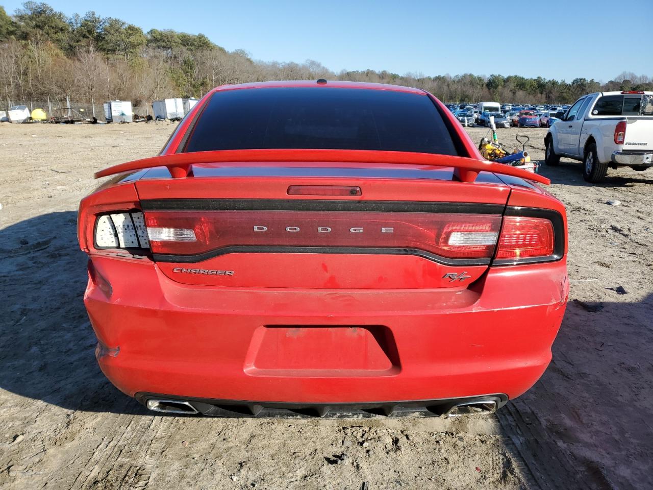 2014 Dodge Charger VIN 2C3CDXCT3EH300736 Copart auction photo, front end / rear end damage thumbnail 6