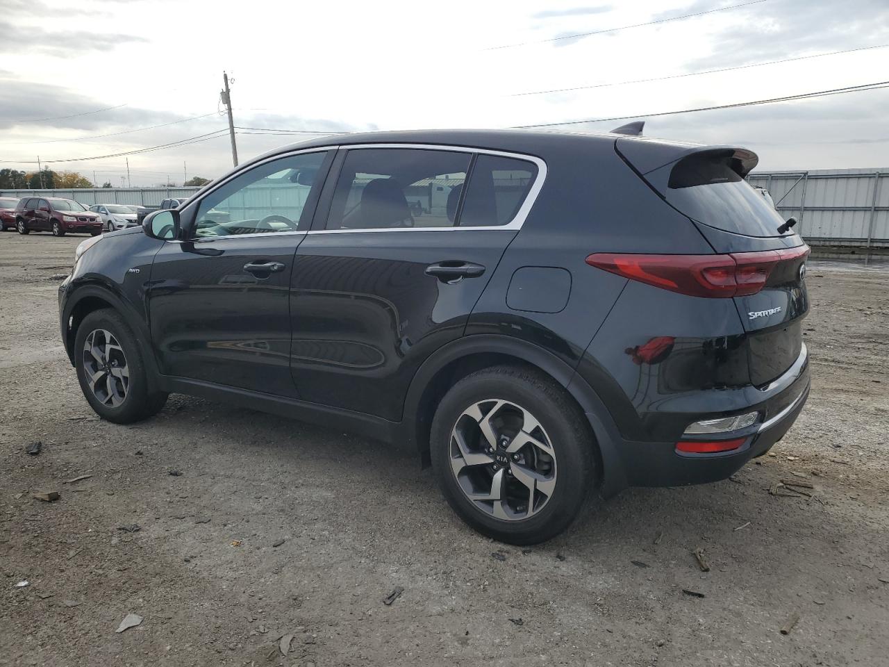2020 KIA Sportage VIN KNDPMCAC9L7737562 Copart auction photo, side damage thumbnail 2