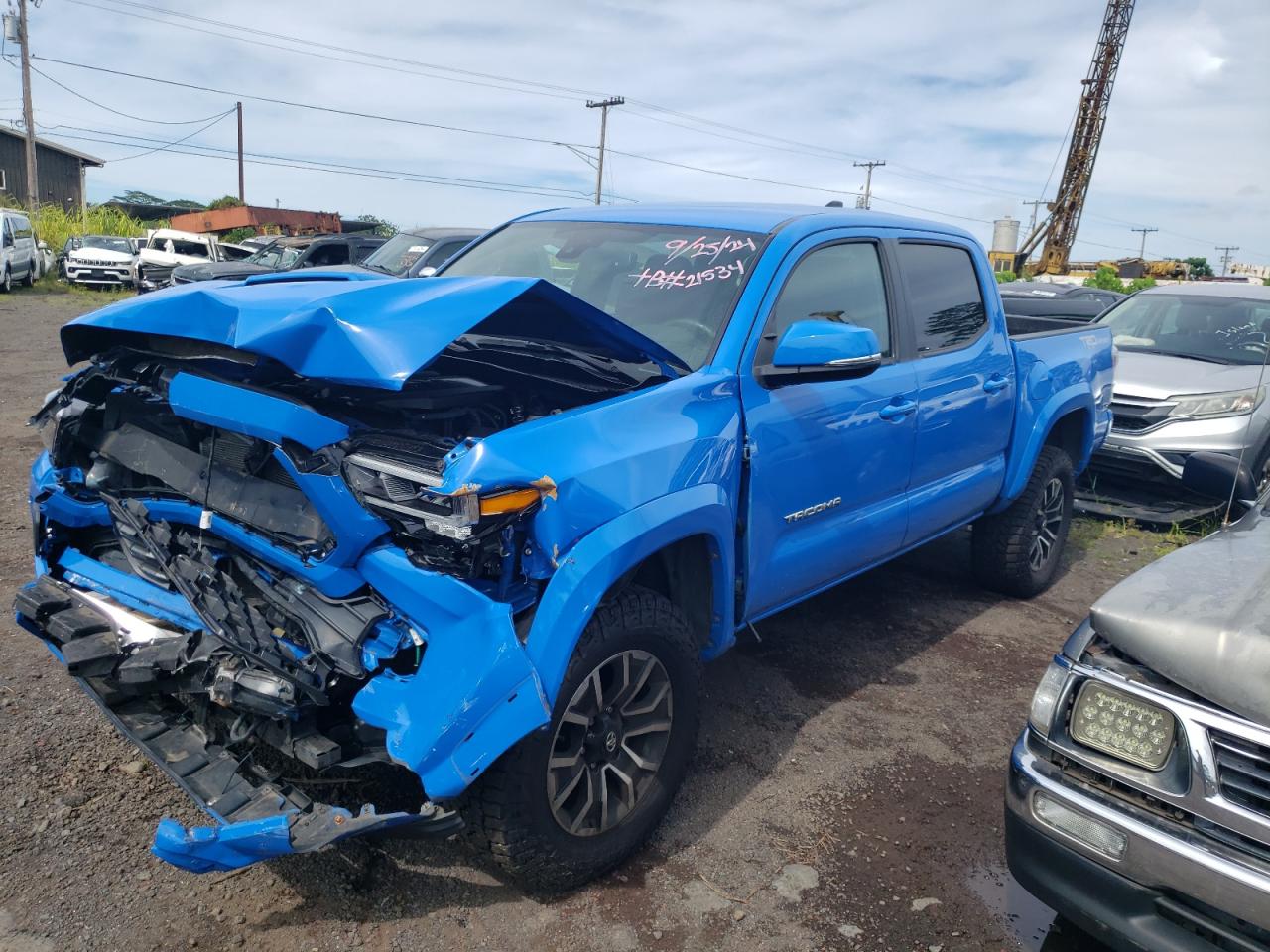 2020 Toyota Tacoma VIN 3TMAZ5CN7LM117493