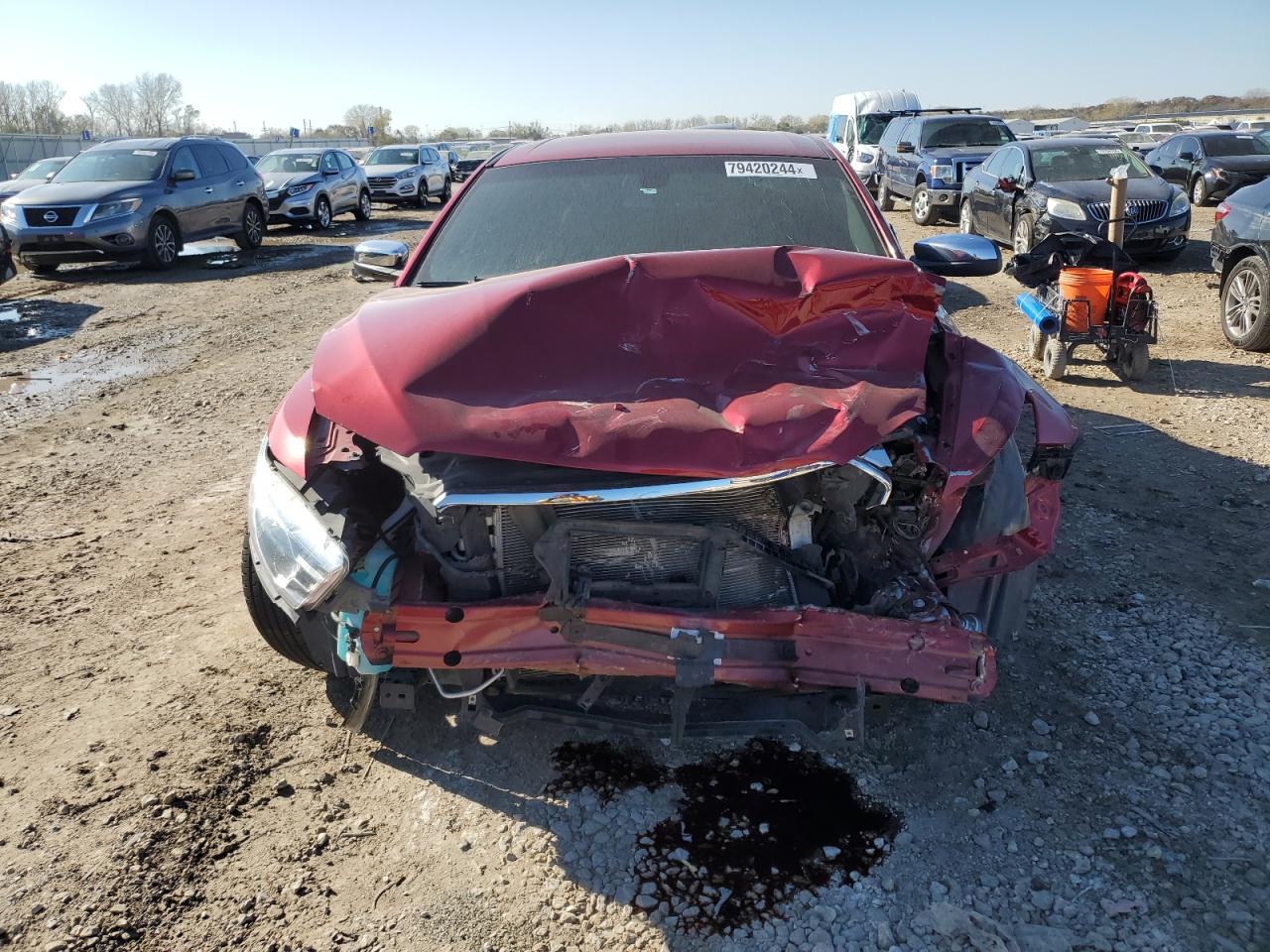 2016 Ford Taurus VIN 1FAHP2F85GG101484 Copart auction photo, front end damage thumbnail 5