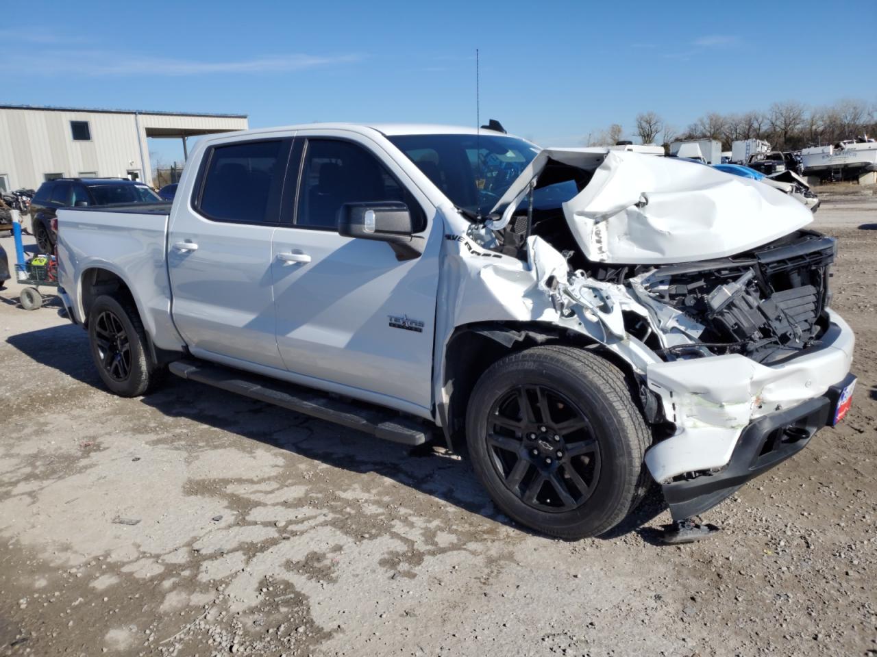 2022 Chevrolet Silverado VIN 3GCPWDED8NG171727 Copart auction photo, front end damage thumbnail 4