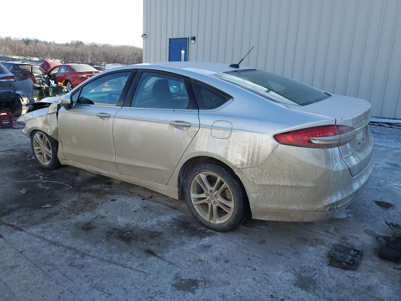 2018 Ford Fusion VIN 3FA6P0HD2JR255155 Copart auction photo, front end damage thumbnail 2
