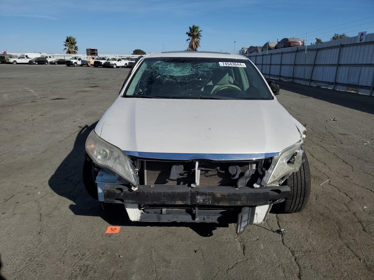 2012 Toyota Avalon VIN 4T1BK3DB2CU442948 Copart auction photo, rollover / undercarriage damage thumbnail 5