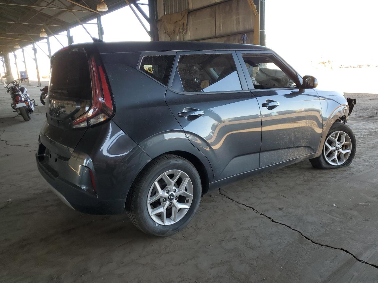 2023 KIA Soul VIN KNDJ23AU4P7877139 Copart auction photo, front end / side damage thumbnail 3