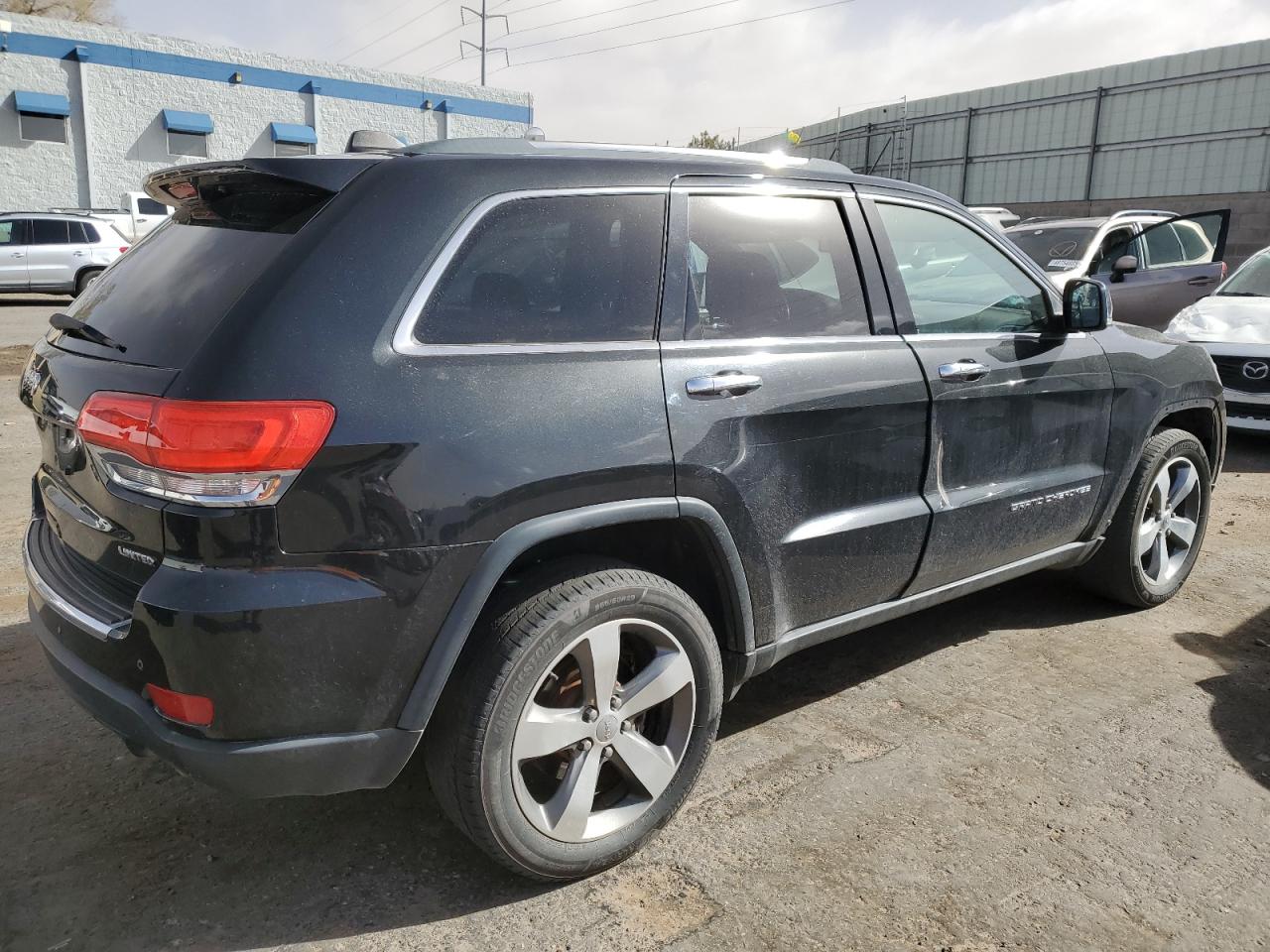 2014 Jeep Grand Cherokee VIN 1C4RJFBG2EC103072 Copart auction photo, front end / side damage thumbnail 3