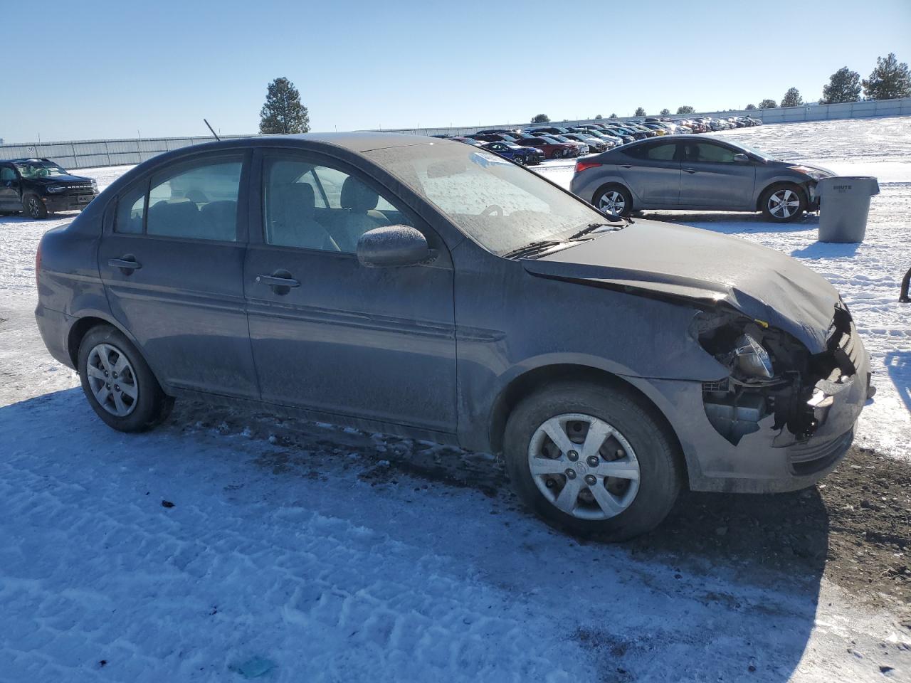 2011 Hyundai Accent VIN KMHCN4ACXBU592447 Copart auction photo, front end damage thumbnail 4
