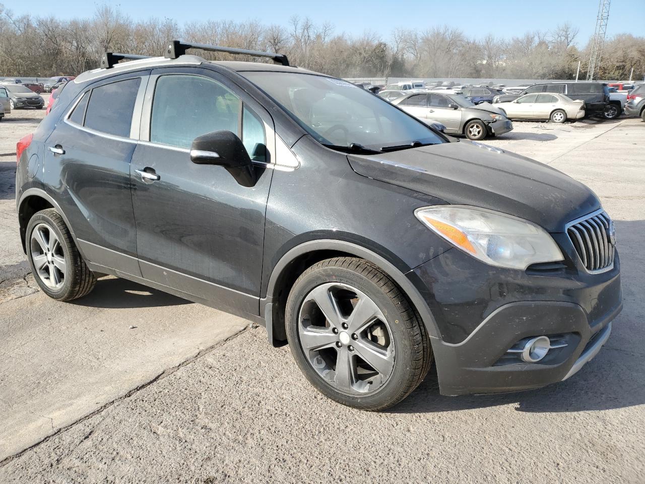 2014 Buick Encore VIN KL4CJCSB7EB586891 Copart auction photo, front end / minor dent/scratches damage thumbnail 4