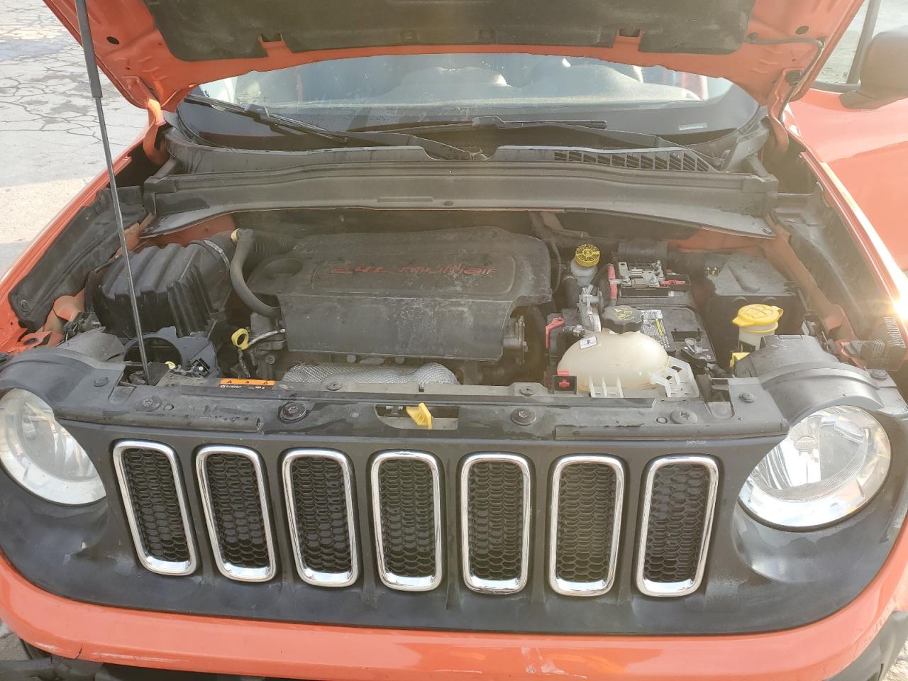 2016 Jeep Renegade VIN ZACCJBAT6GPC81935 Copart auction photo, rear end / front end damage thumbnail 12