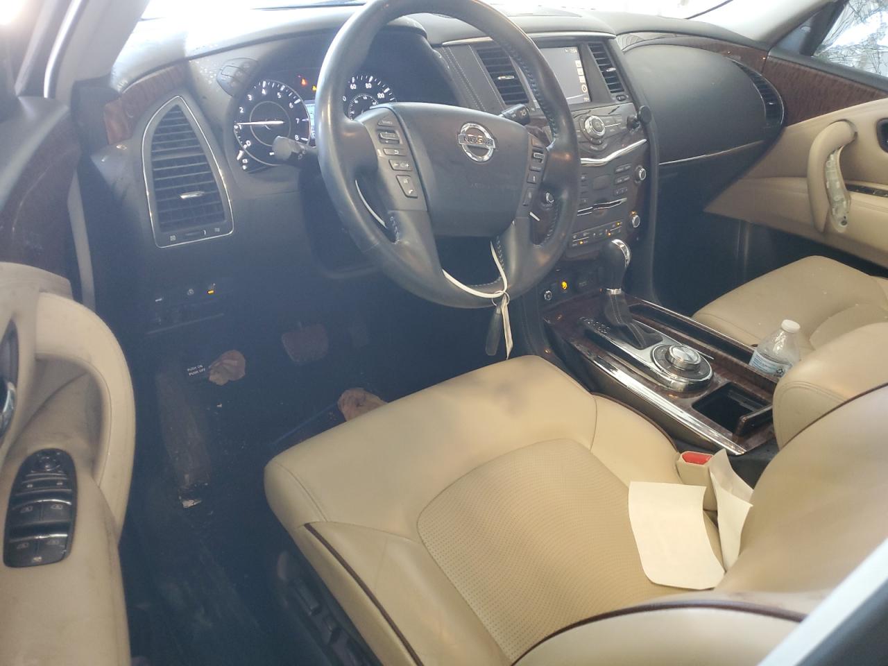 2018 Nissan Armada VIN JN8AY2NEXJ9730223 Copart auction photo, side / front end damage thumbnail 8