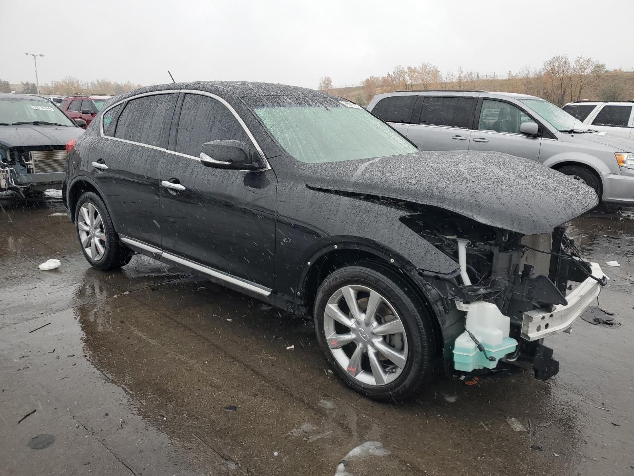 2017 Infiniti QX50 VIN JN1BJ0RP0HM384097 Copart auction photo, front end / side damage thumbnail 4