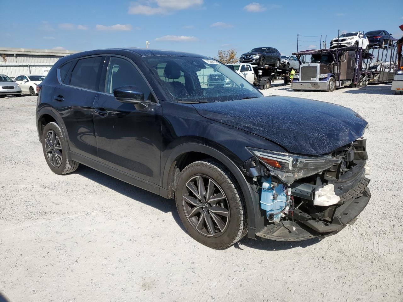 2017 Mazda CX-5 VIN JM3KFADL7H0133410 Copart auction photo, front end damage thumbnail 4