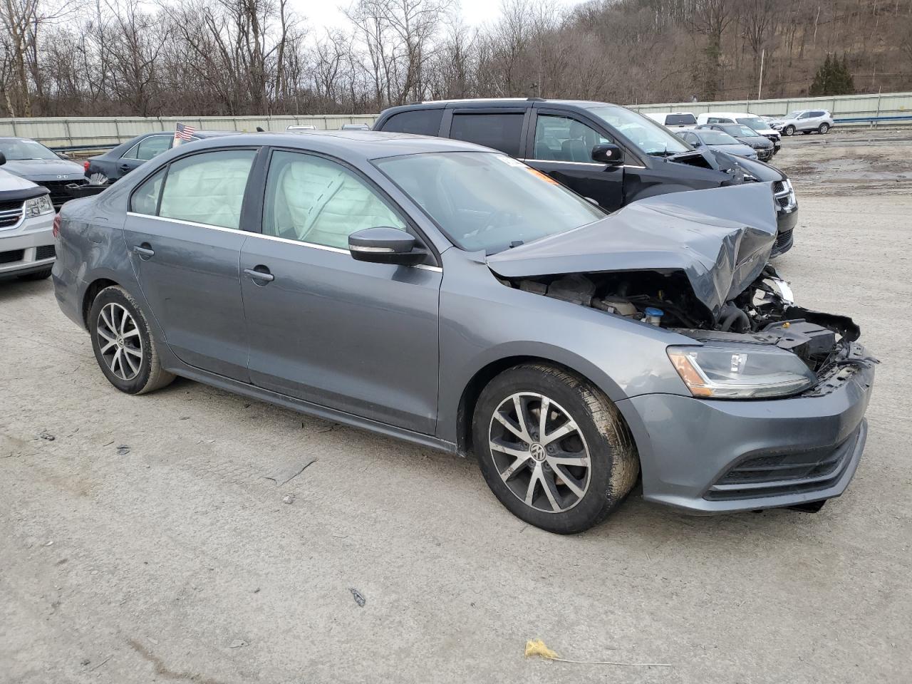 2017 Volkswagen Jetta VIN 3VWDB7AJ9HM325876 Copart auction photo, front end damage thumbnail 4
