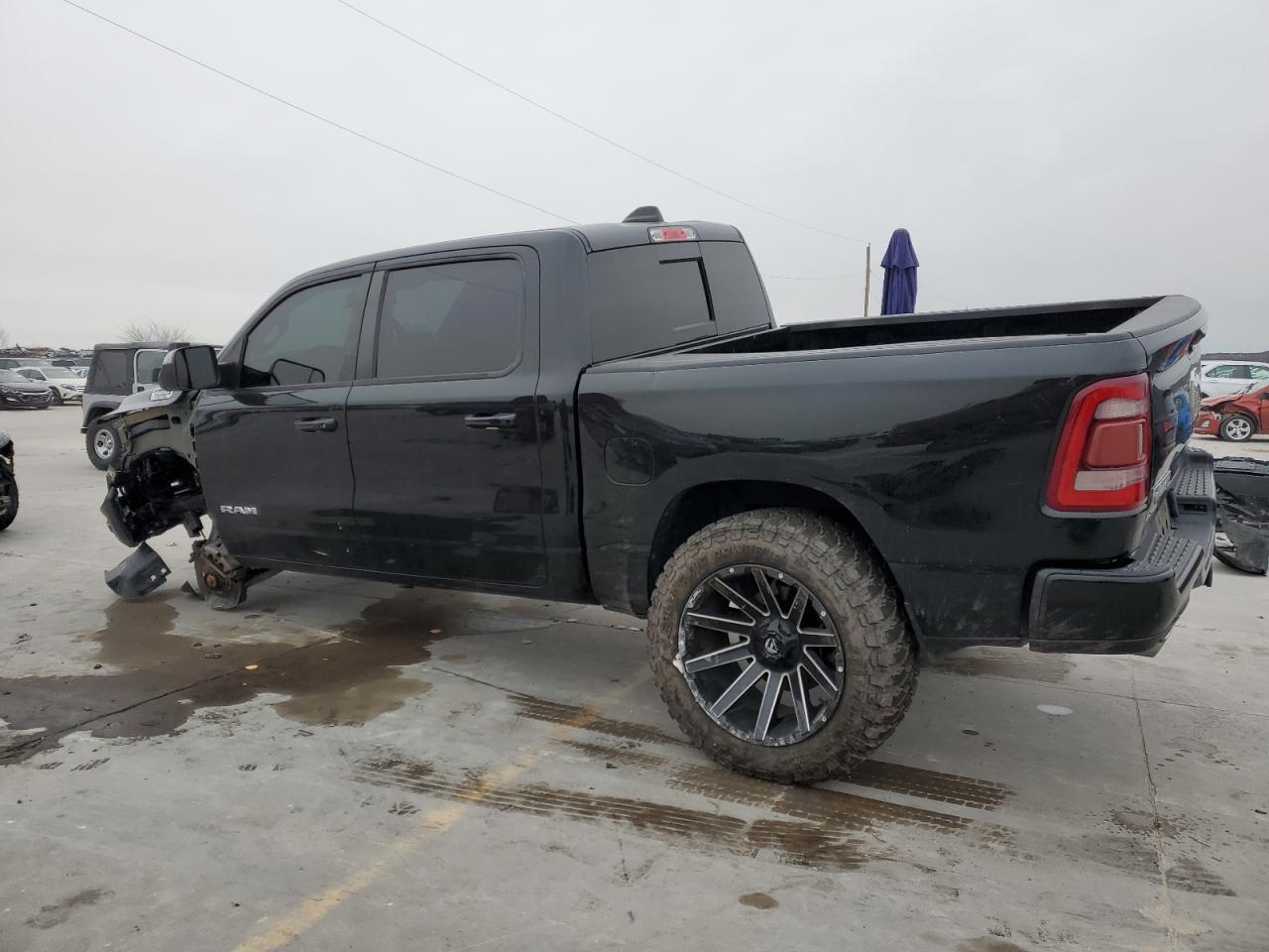 2018 RAM 1500 VIN 1C6SRFFT4KN545456 Copart auction photo, front end / side damage thumbnail 2