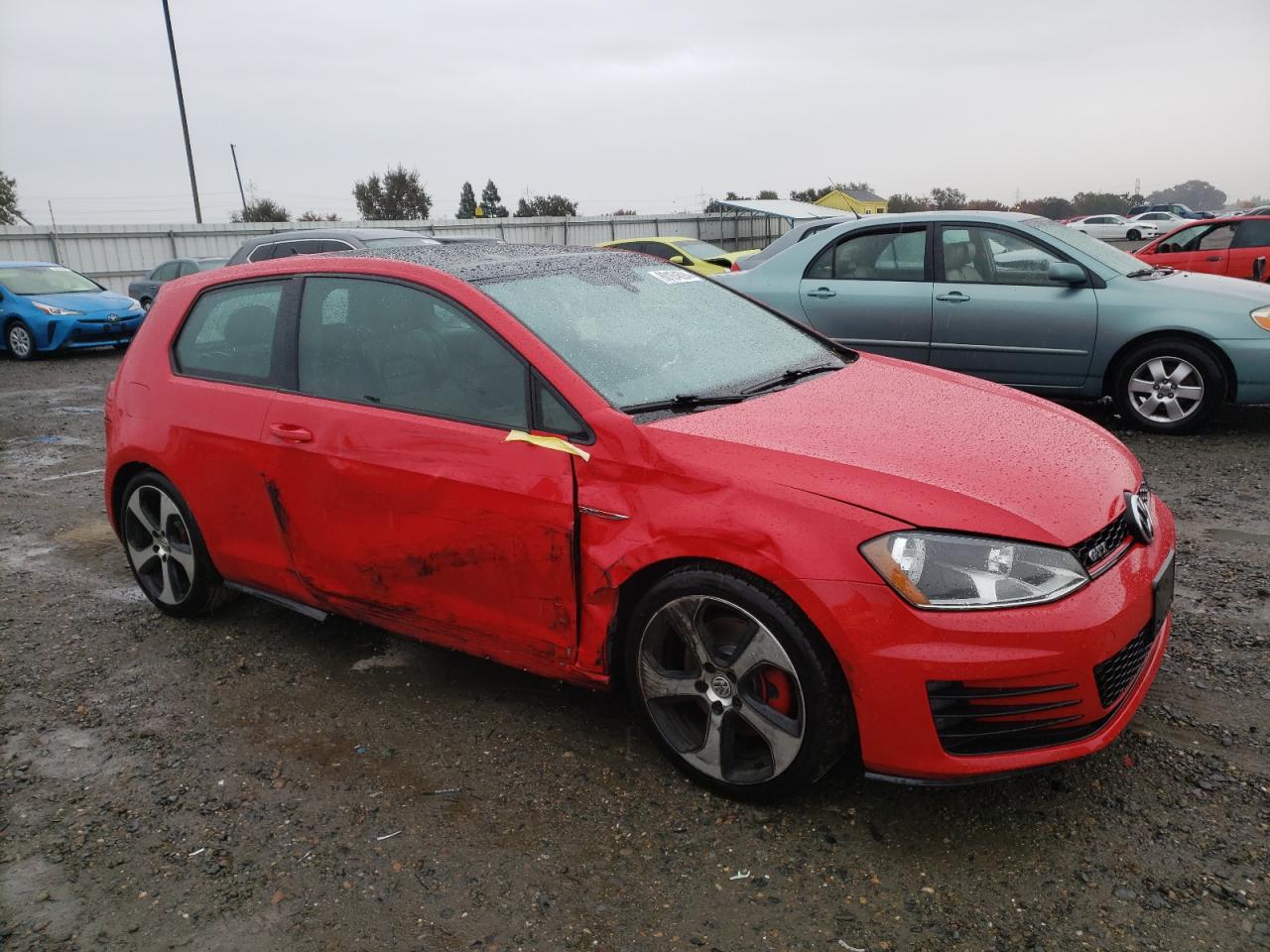 2016 Volkswagen GTI VIN 3VWYT7AU6GM006281 Copart auction photo, front end / side damage thumbnail 4