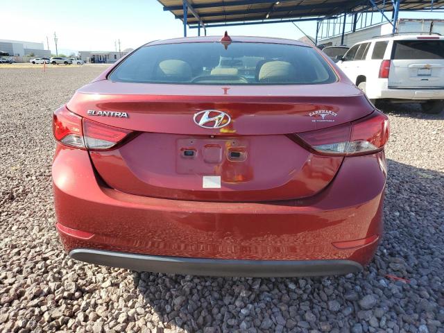 2016 Hyundai Elantra VIN 5NPDH4AE7GH721120 Copart auction photo, vandalism damage thumbnail 6