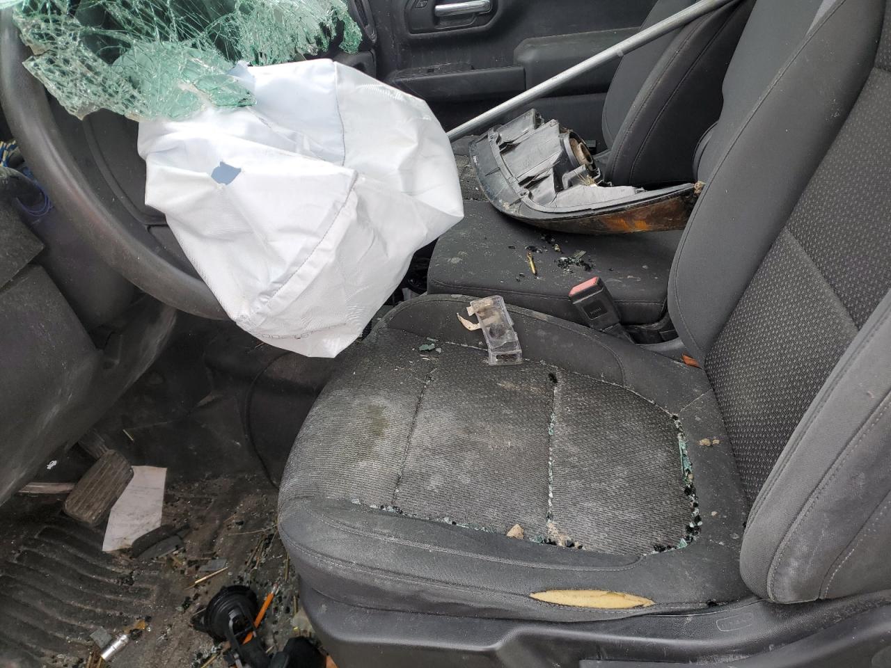 2020 Chevrolet Silverado VIN 3GCNWAEH9LG211402 Copart auction photo, rollover damage thumbnail 7