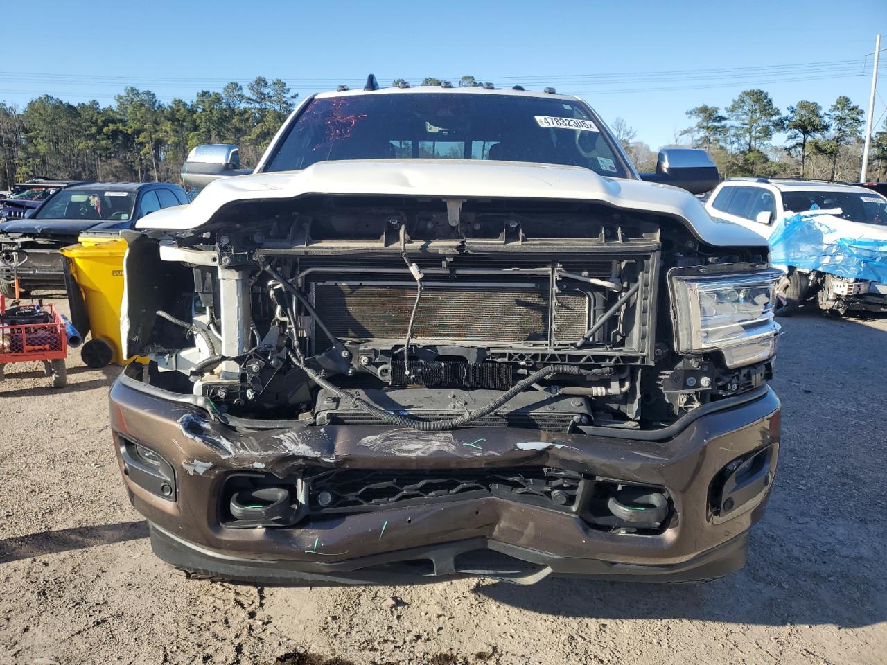 2021 RAM 2500 VIN 3C6UR5GL6MG520314 Copart auction photo, front end / minor dent/scratches damage thumbnail 5