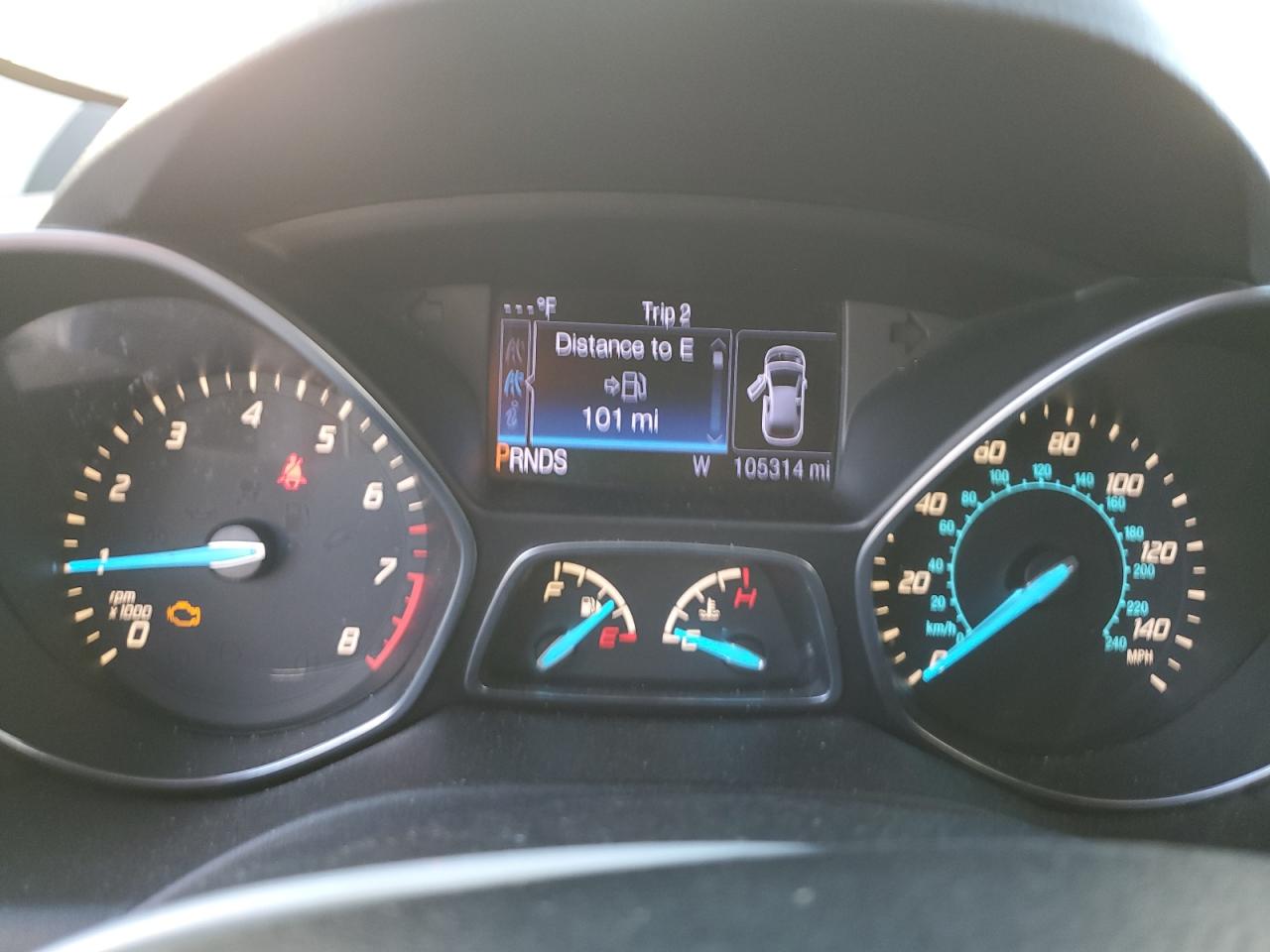 2014 Ford Escape VIN 1FMCU0JX9EUB03507 Copart auction photo, front end damage thumbnail 9