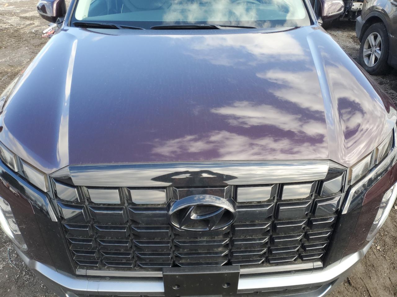 2024 Hyundai Palisade VIN KM8R4DGE5RU795391 Copart auction photo, rear end / minor dent/scratches damage thumbnail 12