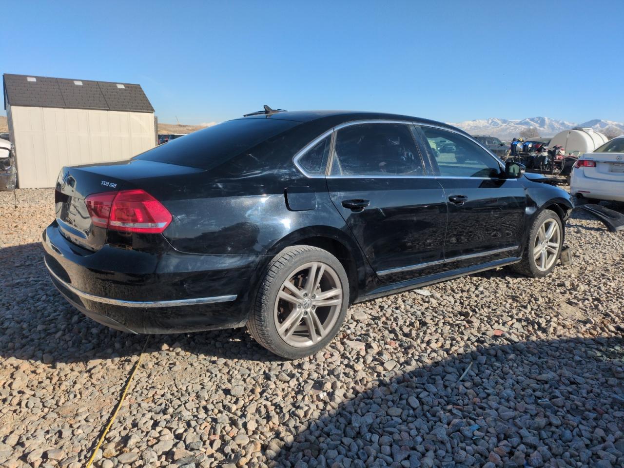 2014 Volkswagen Passat VIN 1VWBN7A38EC002934 Copart auction photo, front end damage thumbnail 3