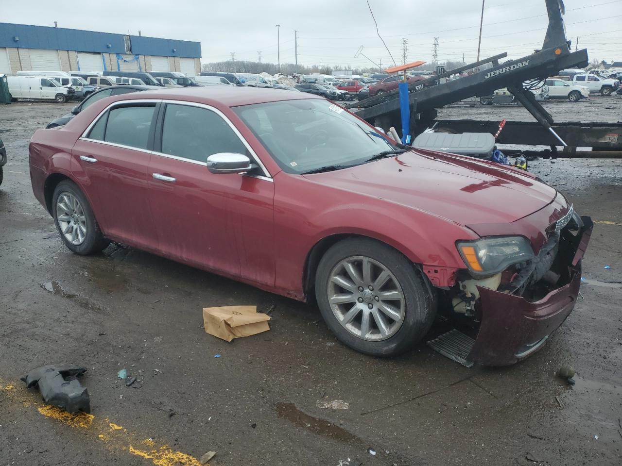 2013 Chrysler 300 VIN 2C3CCAET8DH650276 Copart auction photo, front end damage thumbnail 4