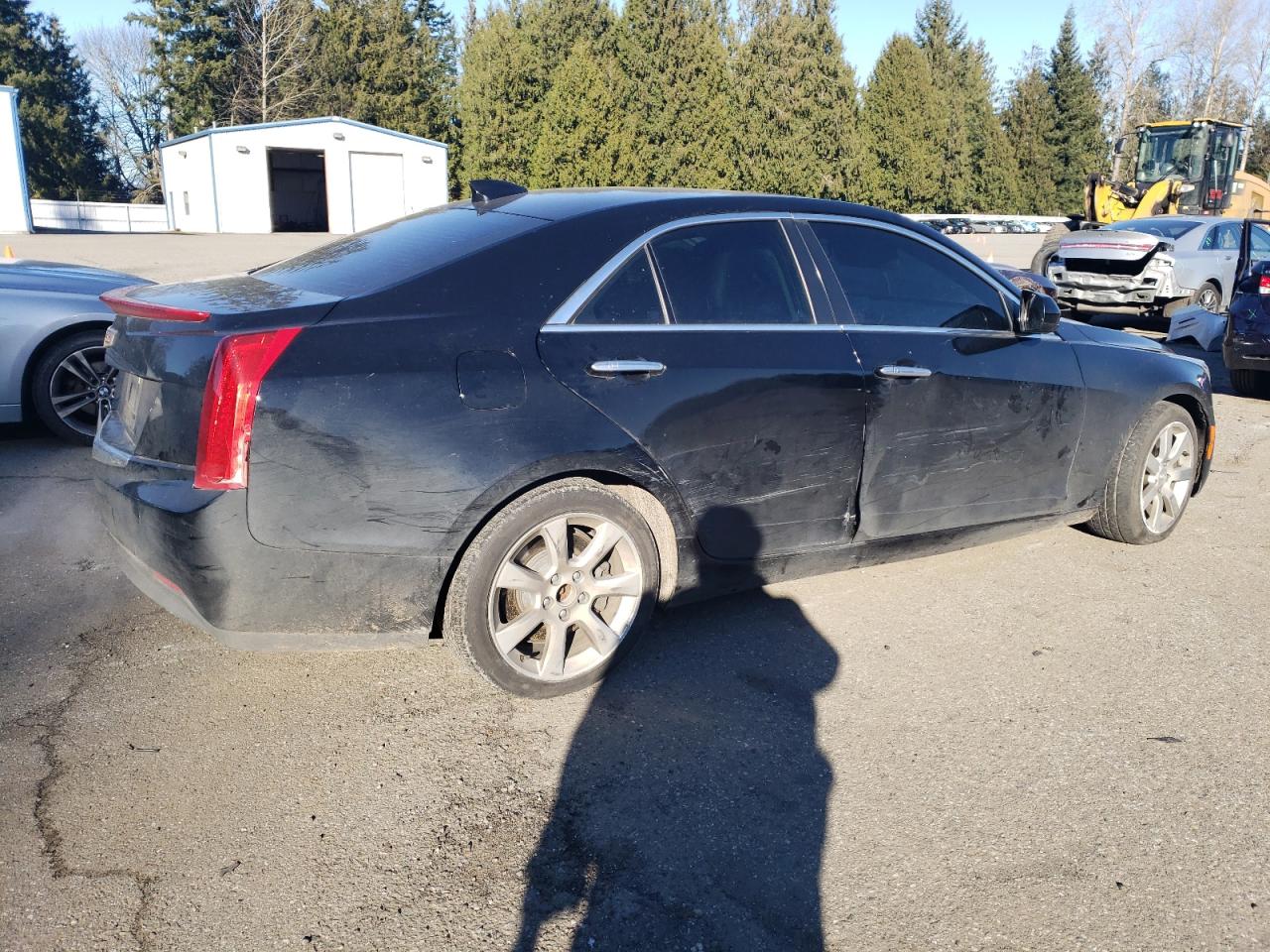 2016 Cadillac ATS VIN 1G6AA5RA9G0190856 Copart auction photo, side damage thumbnail 3