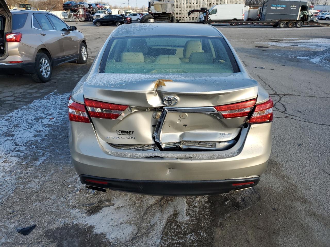 2014 Toyota Avalon VIN 4T1BK1EB5EU087103 Copart auction photo, rear end damage thumbnail 6