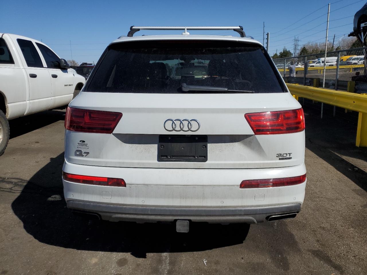 2018 Audi Q7 VIN WA1LAAF74JD050408 Copart auction photo, front end damage thumbnail 6