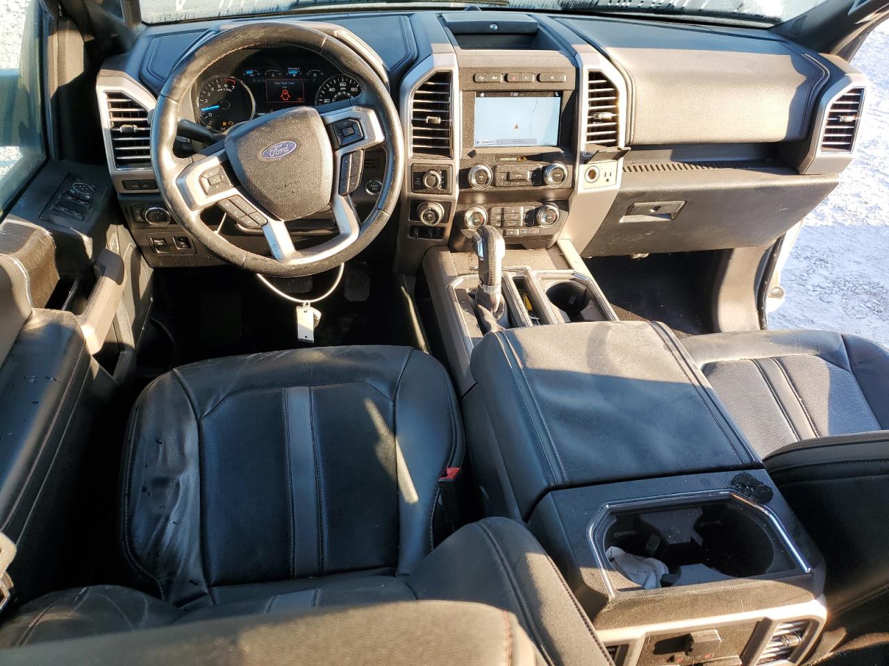2019 Ford F-150 VIN 1FTEW1E49KFC75551 Copart auction photo, side / front end damage thumbnail 8