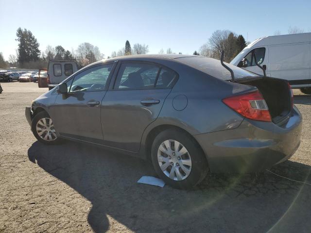 2012 Honda Civic VIN 2HGFB2F51CH602796 Copart auction photo, rear end / front end damage thumbnail 2