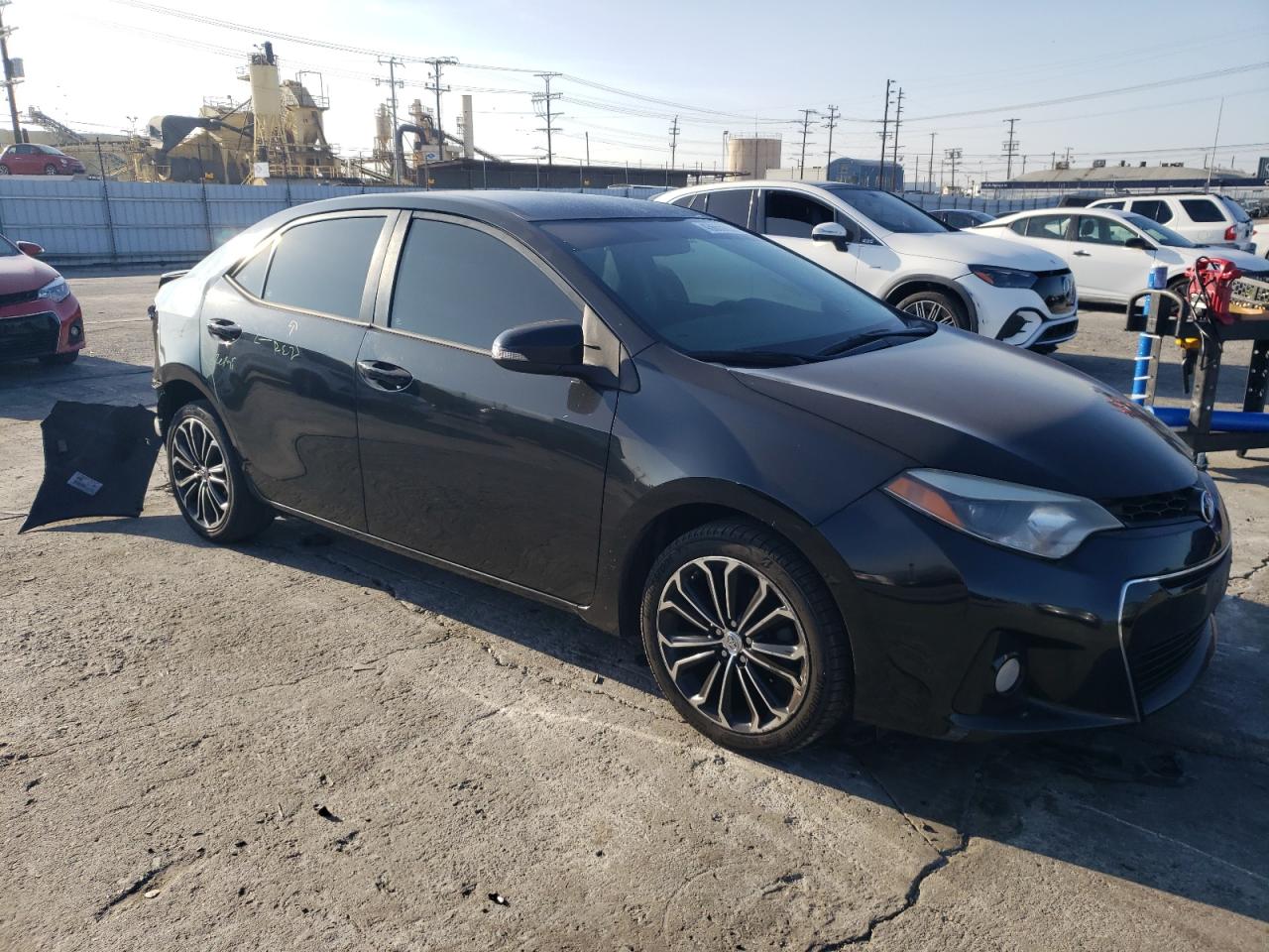 2016 Toyota Corolla VIN 5YFBURHE3GP407506 Copart auction photo, rear end damage thumbnail 4