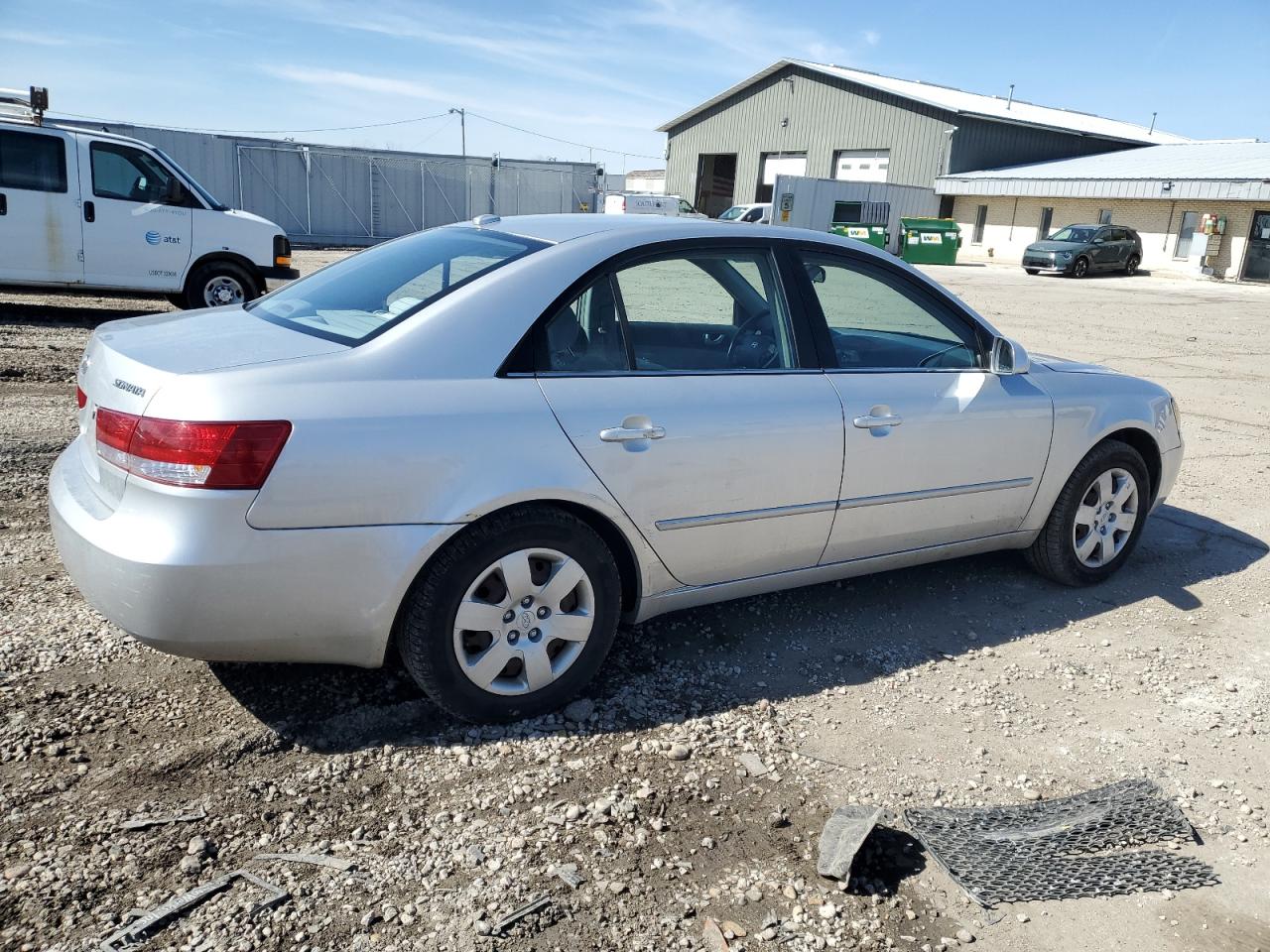 2008 Hyundai Sonata VIN 5NPET46C28H392368 Copart auction photo, side damage thumbnail 3
