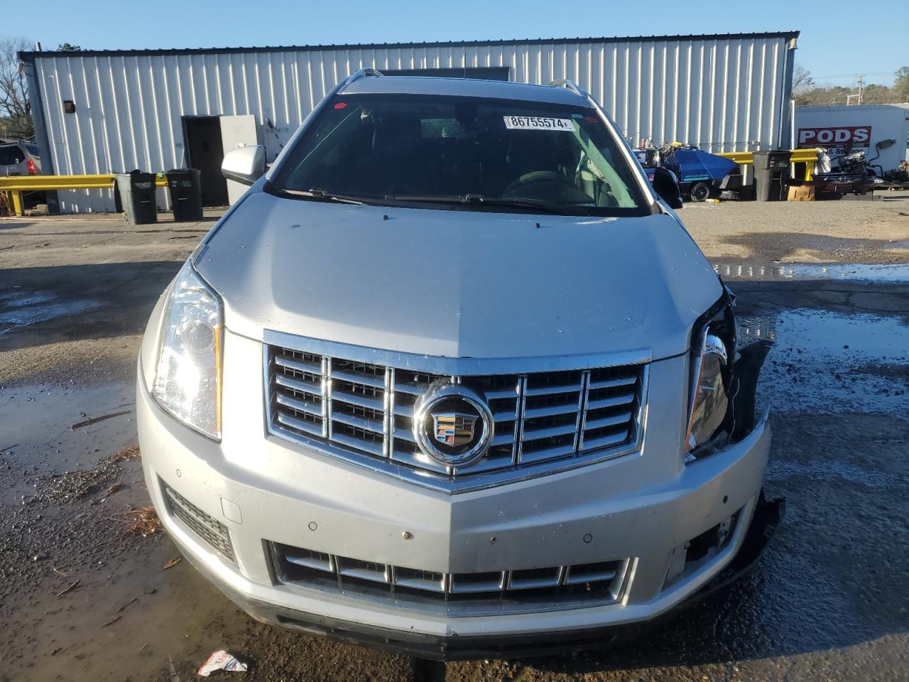 2013 Cadillac SRX VIN 3GYFNGE37DS611028 Copart auction photo, front end / side damage thumbnail 5